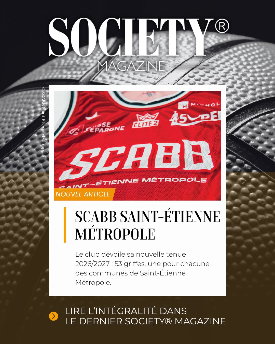 🐾 53 communes. 53 griffes. SCABB SAINT-ÉTIENNE MÉTROPOLE Le club dévoile sa nouvelle tenue 2026/2027…